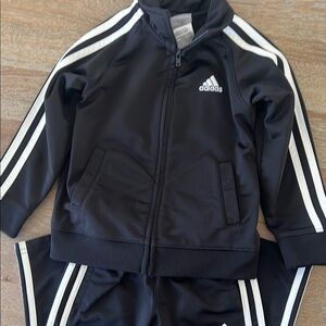 Adidas Kids Black and White Matching Set